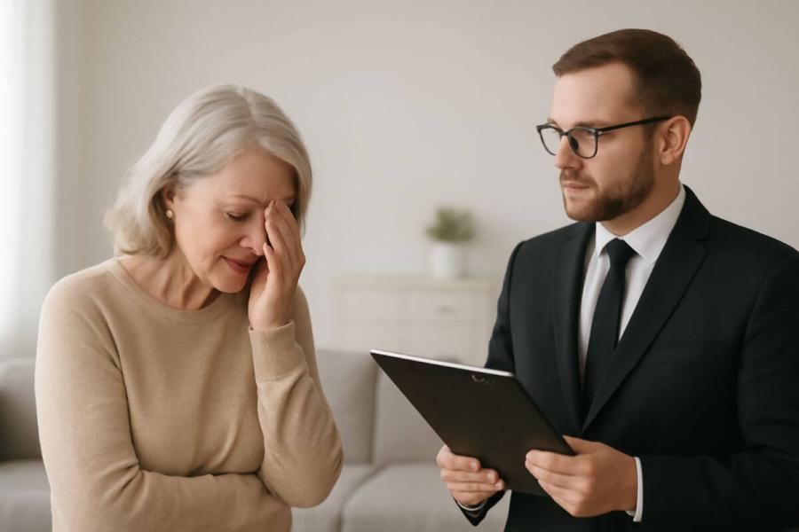 pasos fallecimiento anciano casa